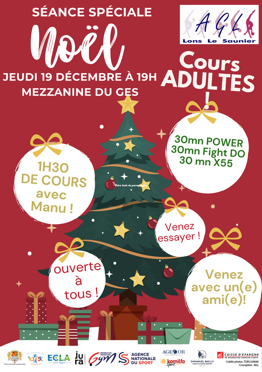 Cours Adultes, Spéciale Noël ! 