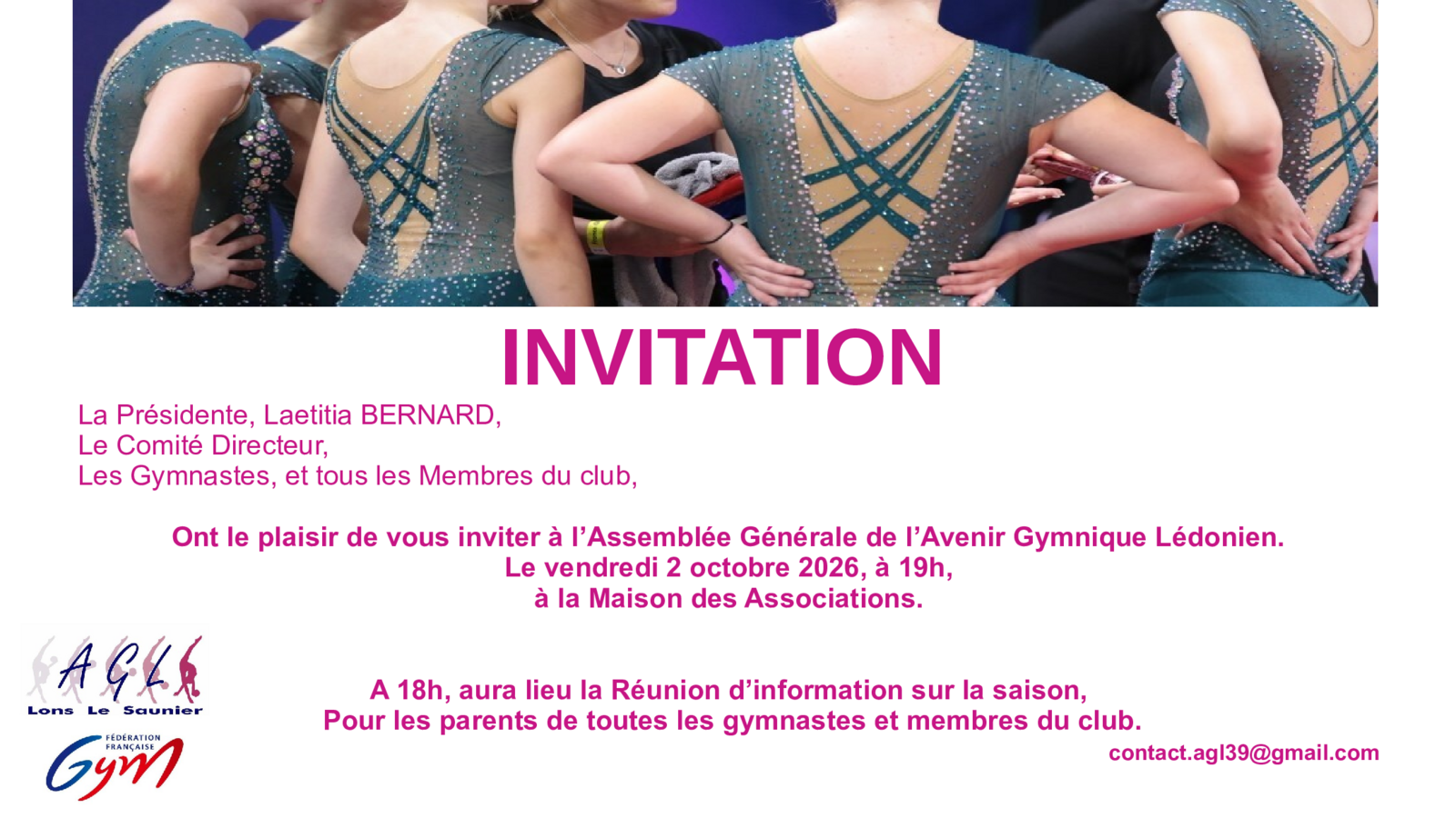 Réunion Informations Parents