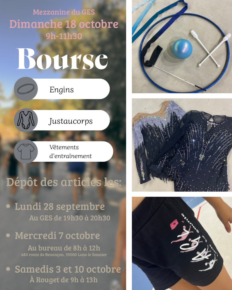 Bourse au matériel et tenues d'occasion
