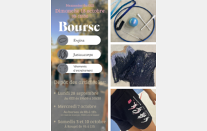 Bourse au matériel et tenues d'occasion