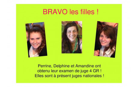 Bravo les filles !!!