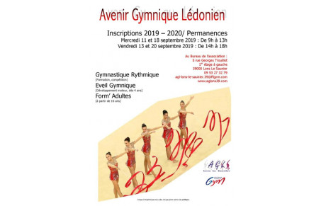 Inscriptions 2019 / 2020